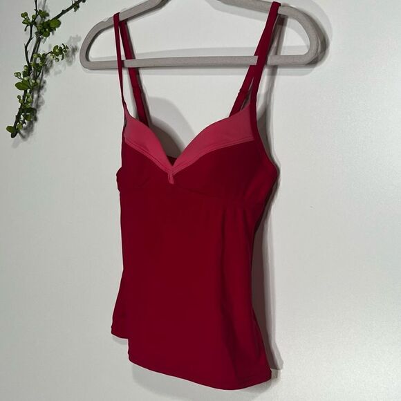 Lole Magenta Pink Tankini Swimsuit Top - Picture 2 of 10